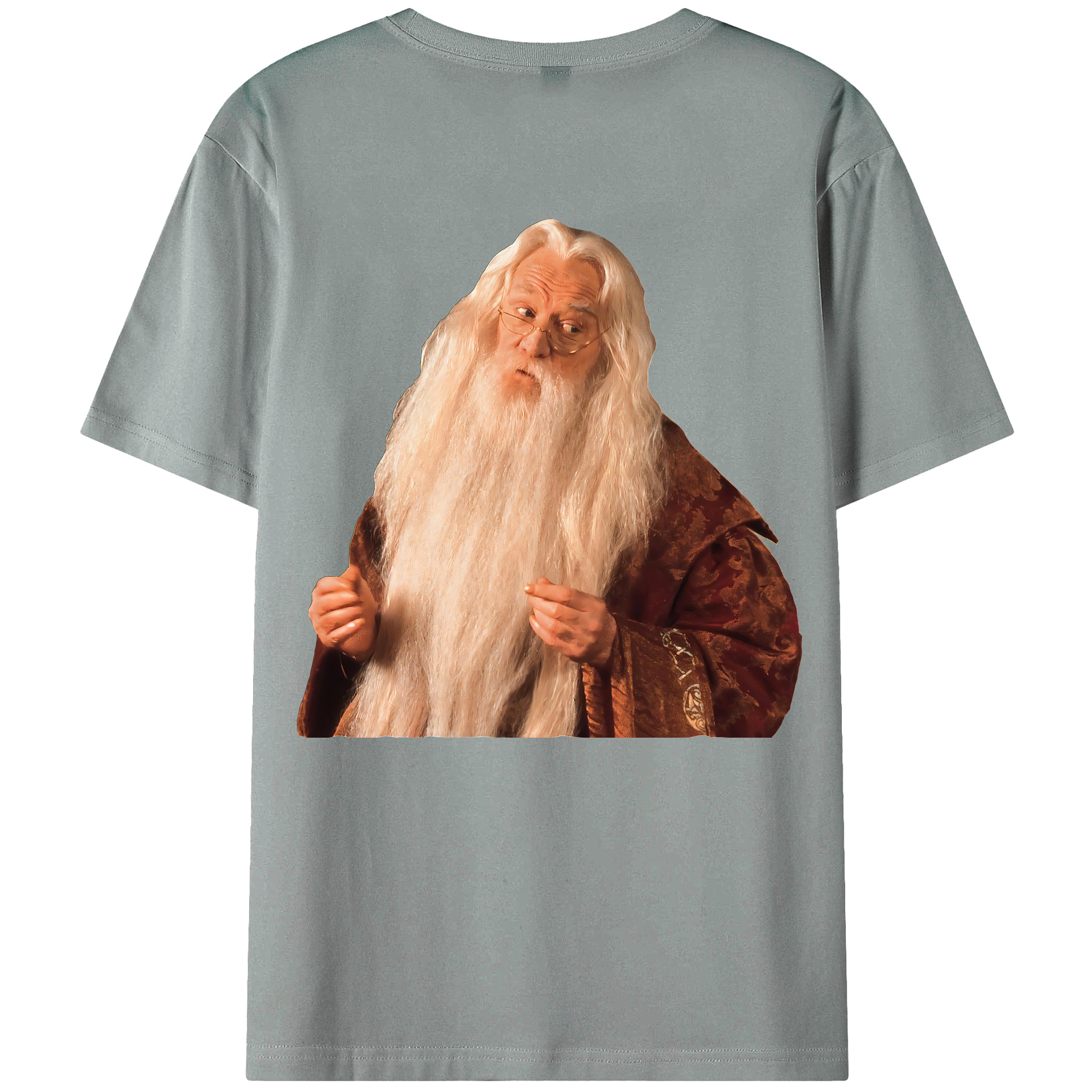 （画像用） Harry Potter ハリー・ポッターシリーズ 綿100％ メンズ半袖Tシャツ（バックプリント） 通気性